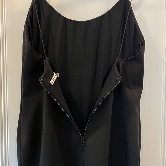 Alice + Olivia Women’s 10 Black Nelle Fitted Mini Sleeveless Dress Stretch - Picture 10 of 15